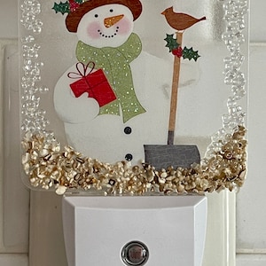 Snowman Holiday LED Night Light