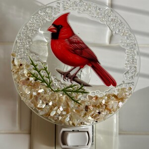 Cardinal Night Light