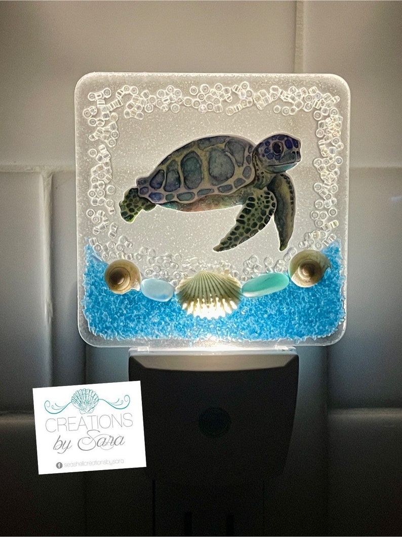 Sea Turtle LED Beach Night Light image 3