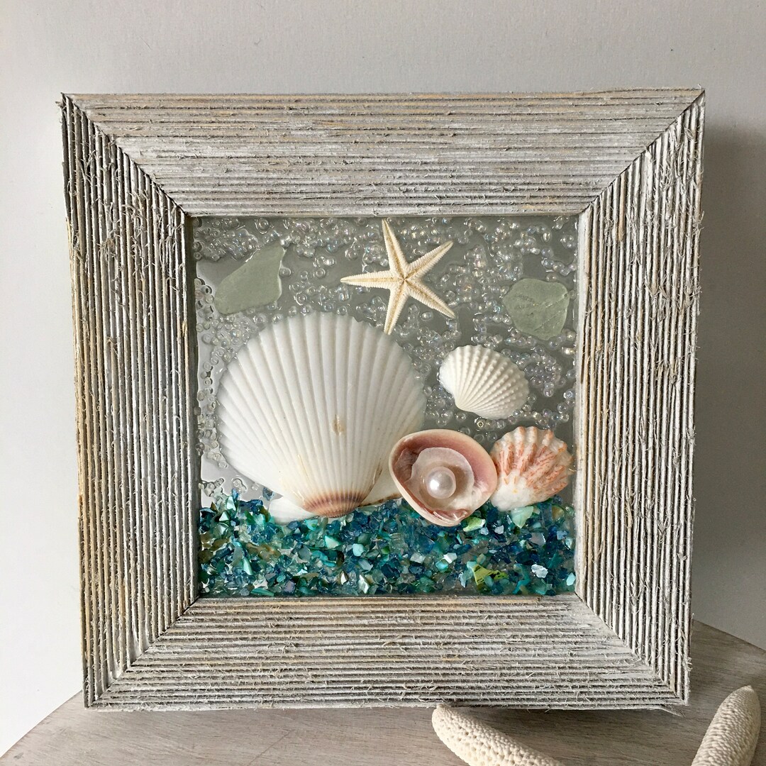 Seashell Mini Beach Frame Etsy