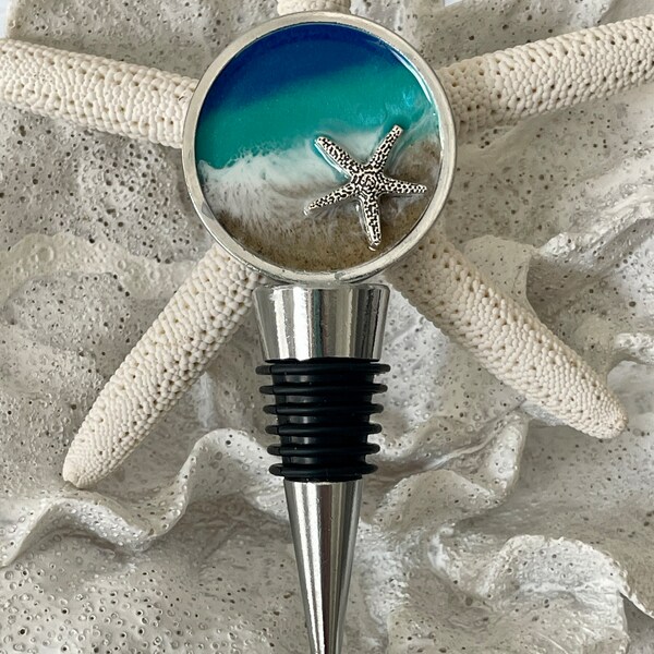 Starfish Wine Glass Etsy