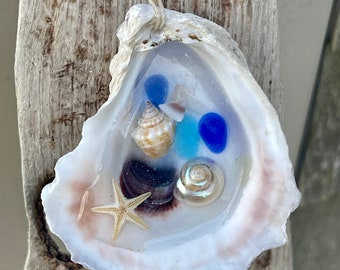 Oyster Shell Beach Ornament