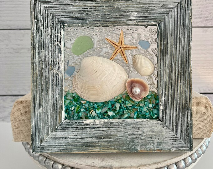Seashell Mini Beach Frame Etsy