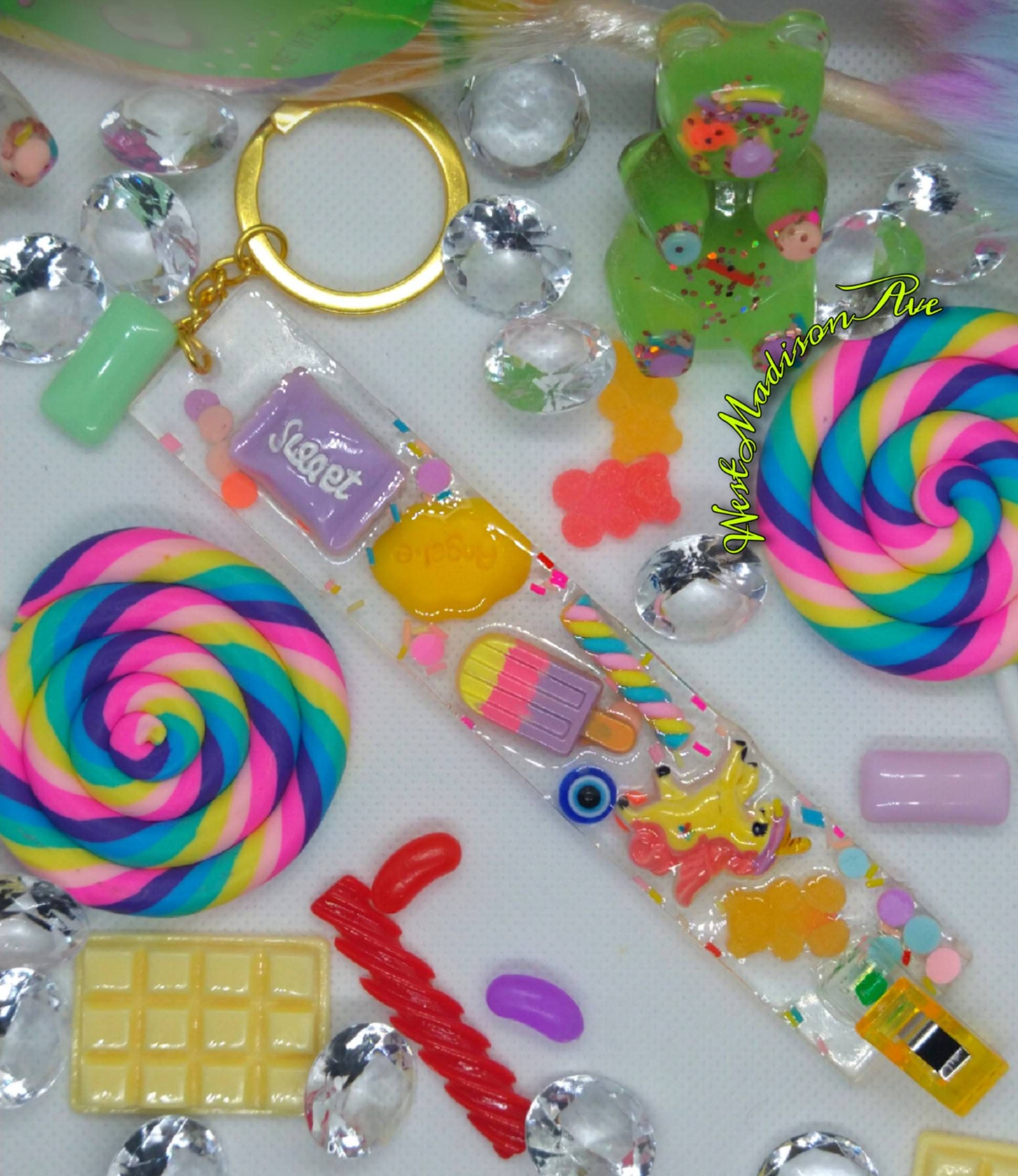 candy atm card grabber keychain large etsy candy atm card grabber