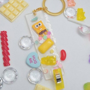 Glow In The Dark Candy Keychain