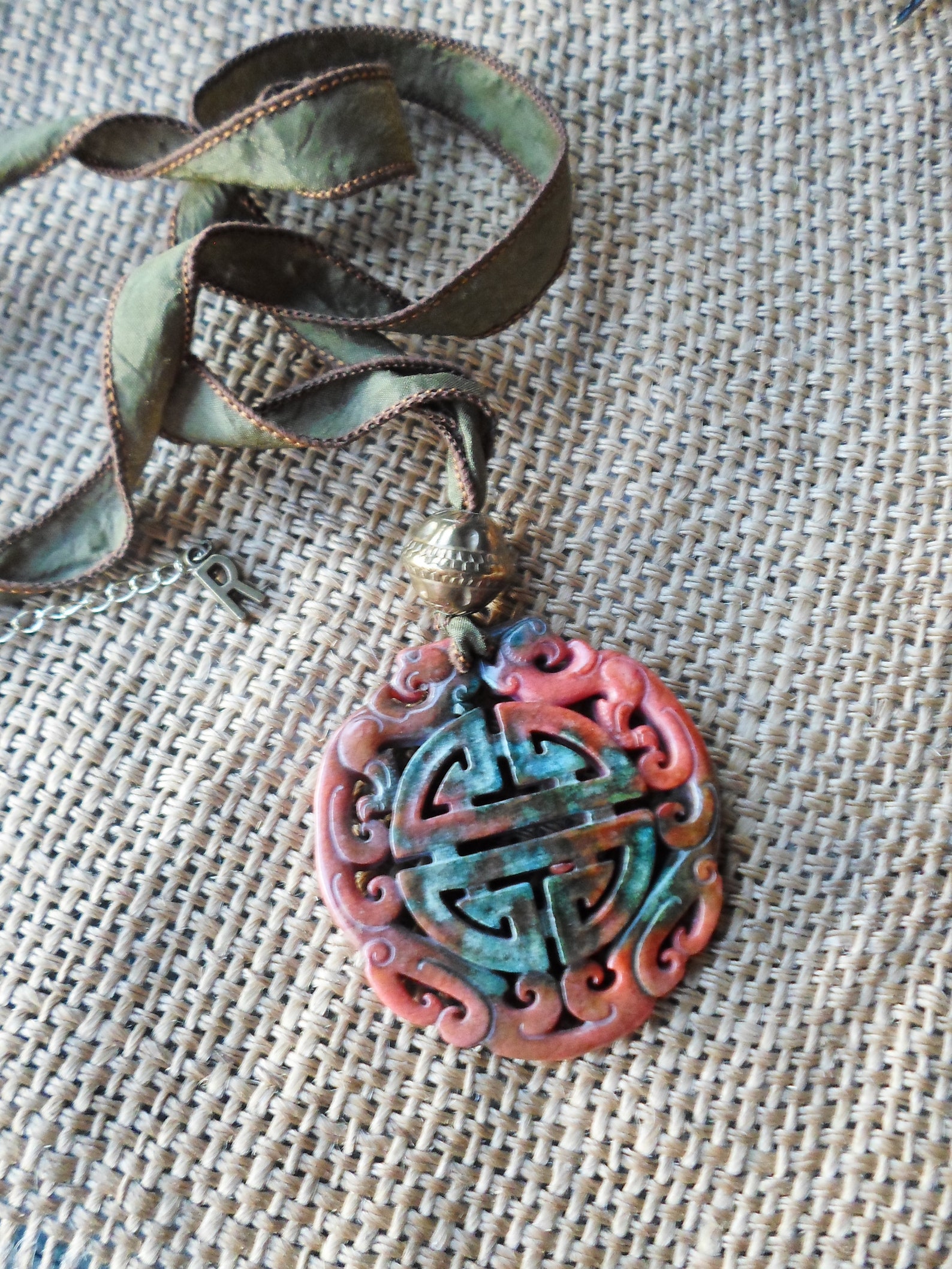 Original jade pendant. Chinese symbol . | Etsy