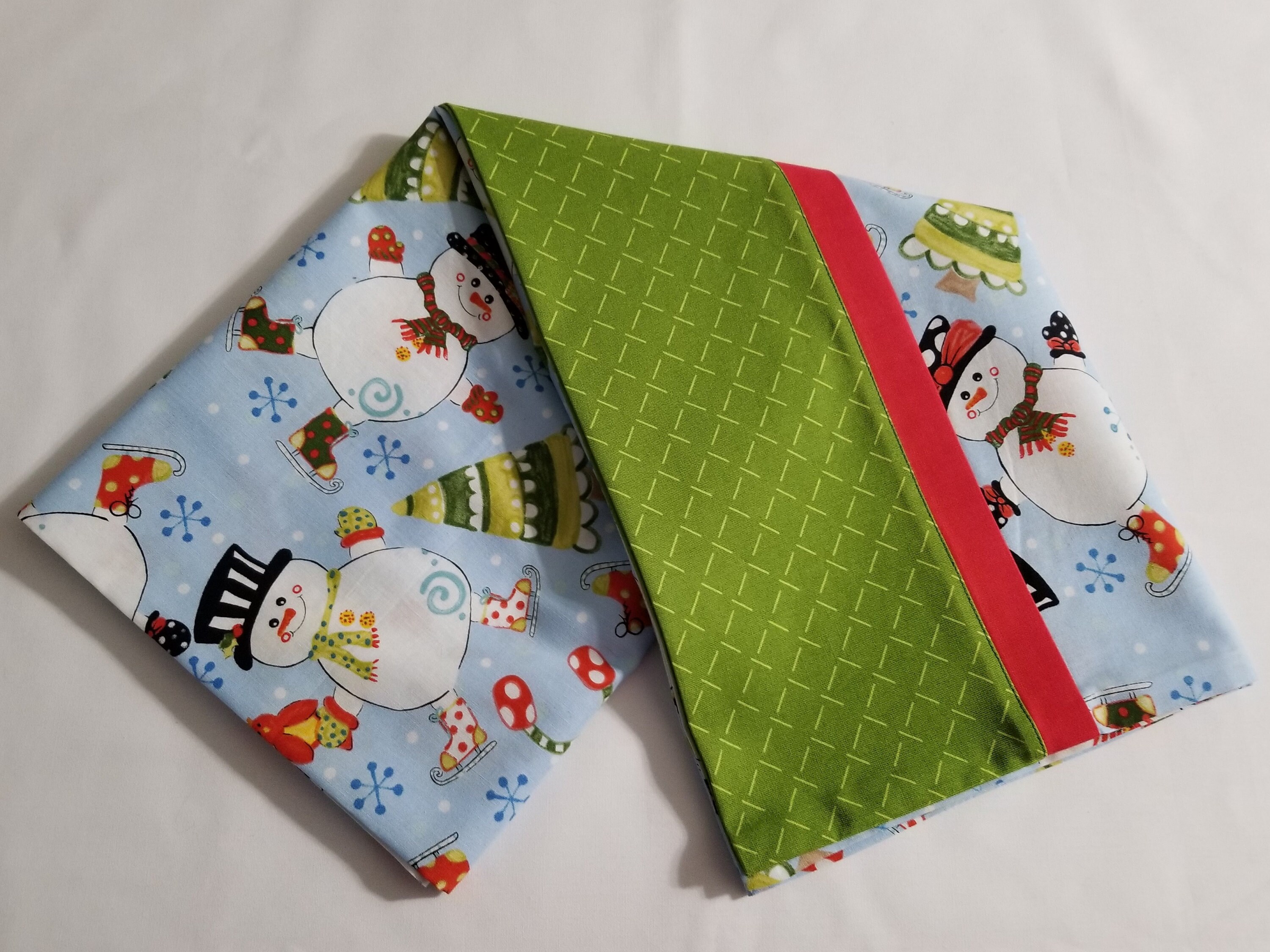 Christmas Pillowcase, Handmade Pillowcase, Holiday Pillowcase, Kid