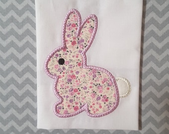 Applique Machine Embroidery Baby Bunny