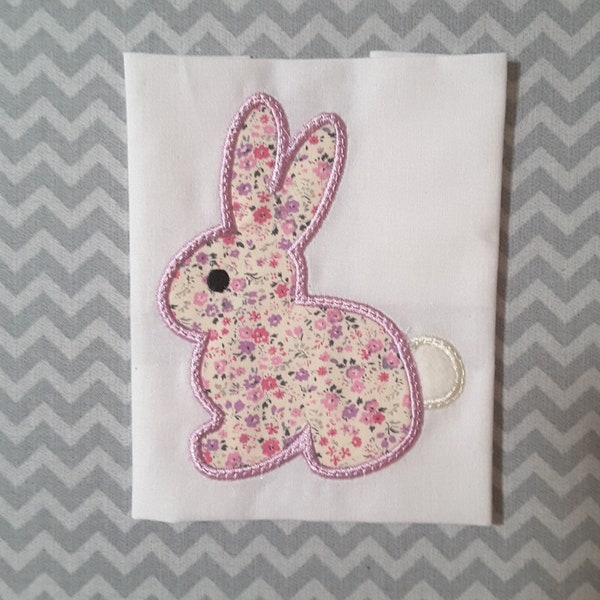 Applique Machine Embroidery Baby Bunny