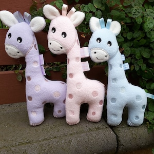 In The Hoop Stickdatei Giraffe Spielzeug für Säuglinge und Babys