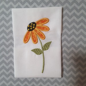 Applique Embroidery Machine Daisy Flower
