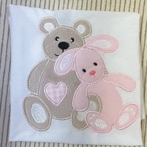 Applique Machine Embroidery Design Baby