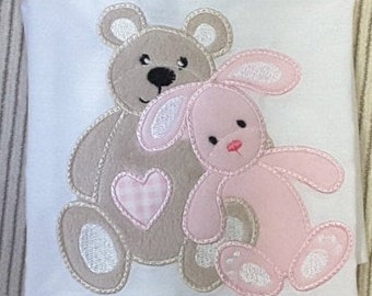Applique Machine Embroidery Design Baby