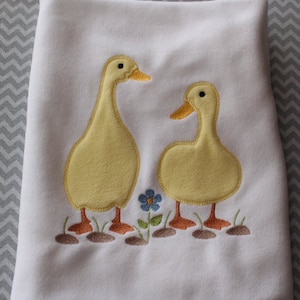 Baby Applique Machine Embroidery Design Cute Ducks