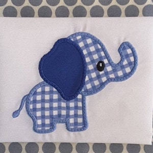 Baby Applique Machine Embroidery Design Elephant
