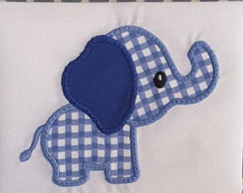 Baby Applique Machine Embroidery Design Elephant