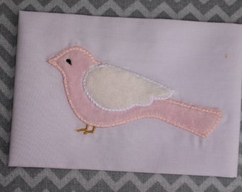 Baby Applique Machine Embroidery Design Bird