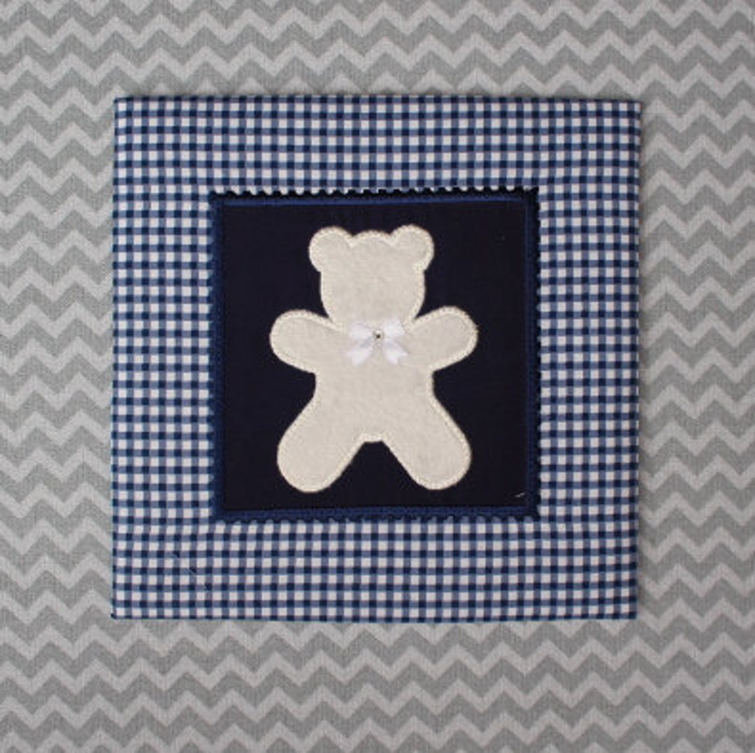 Baby Applique Machine Embroidery Design Teddy Quilt Blocks - Etsy