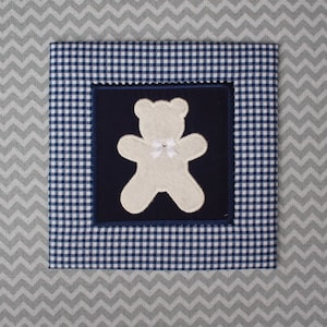 Baby Applique Machine Embroidery Design Teddy Quilt Blocks