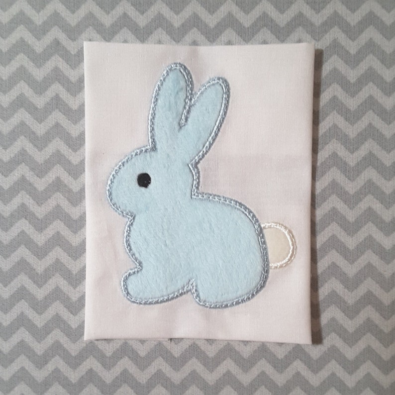 Applique Machine Embroidery Baby Bunny image 2