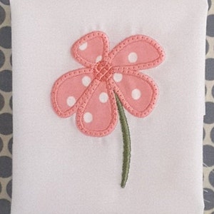 Applique Machine Embroidery Design Baby Daisy