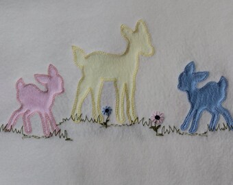 Applique Machine Embroidery Design Baby Blanket