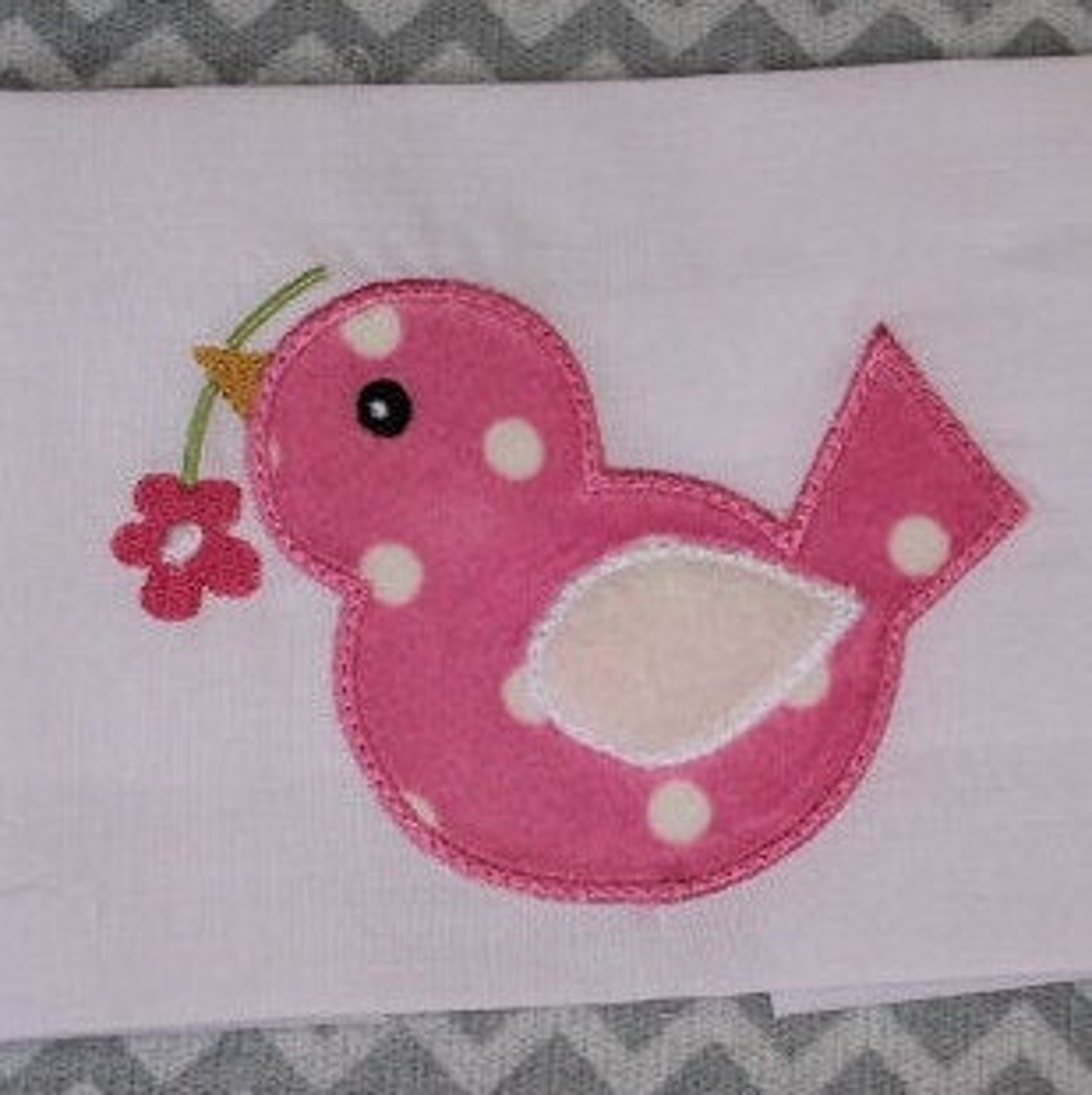 Baby Applique Machine Embroidery Design Baby Bird - Etsy