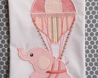 Baby Applique Machine Embroidery  Design Elephant