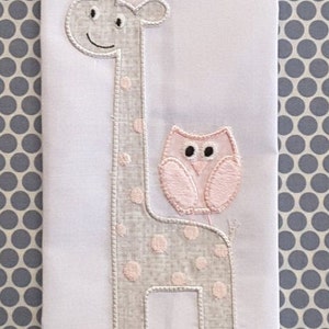 Baby Applique Machine Embroidery Design  Giraffe