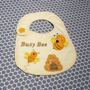 Baby Applique Machine Embroidery Design Bees