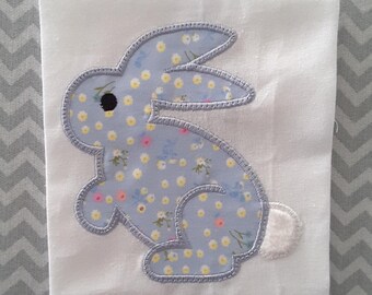 Bunny Machine Appliqued Embroidery Design