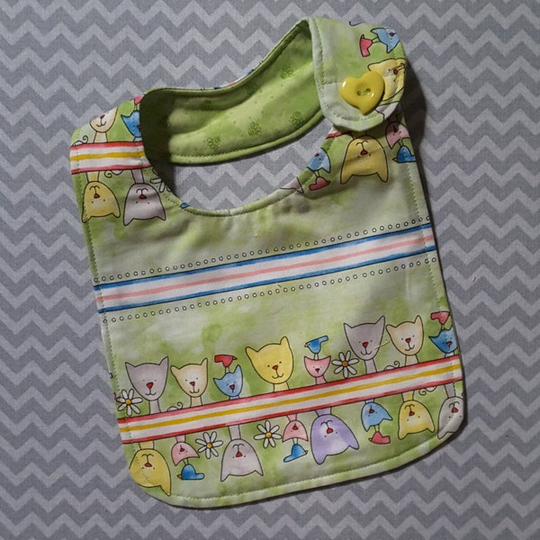 Baby Bib Pattern Sewen Dans le cerceau de broderie pour convenir 12mths