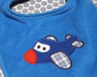 Applique Machine Embroidery Design Baby Plane