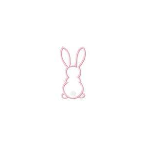 Baby Applique Machine Embroidery Design Bunny image 2