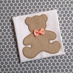 Bambino Applique macchina ricamo Design Teddy immagine 2