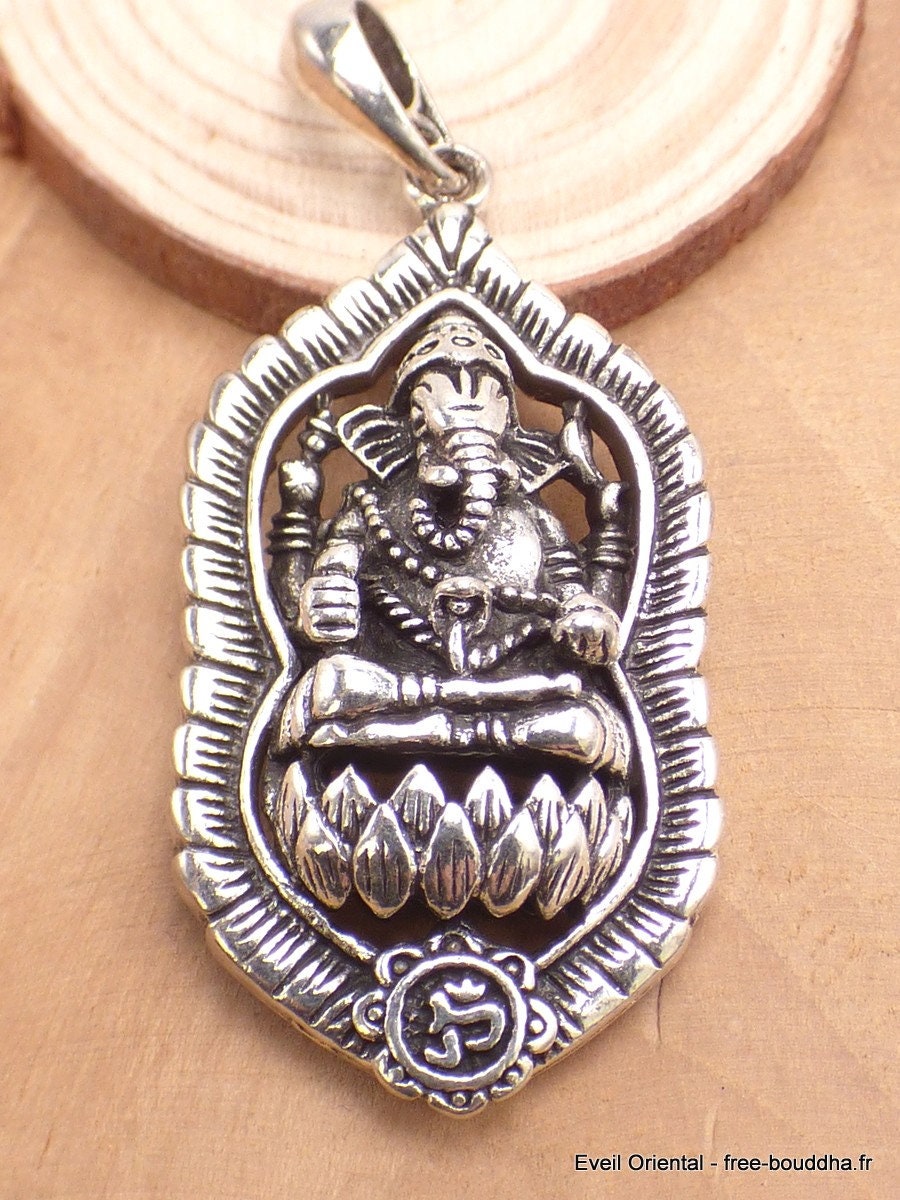Bijou Tibetain Ganesh Bijou Hindouiste Nepal Inde Bouddhisme Meditation Pap6