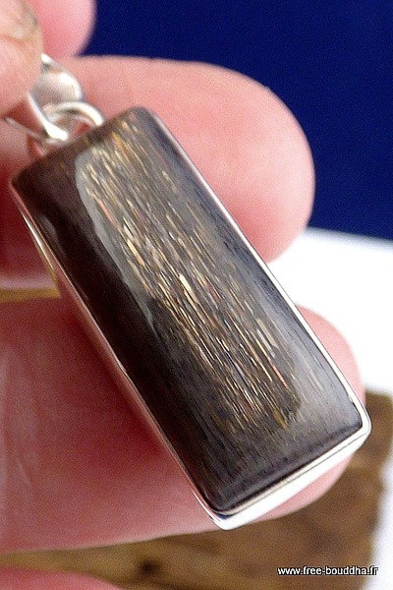 Shape Rectangle jewelry pendant Black Sun stone cz62.1