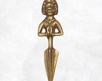 Tibetischer Phurba-Dolch, 13 cm, mit Kopf - PHURBA7