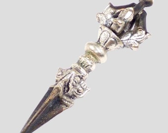 Leichte tibetische Phurba für den Transport - 8,5 cm - Nepal - PHUR38