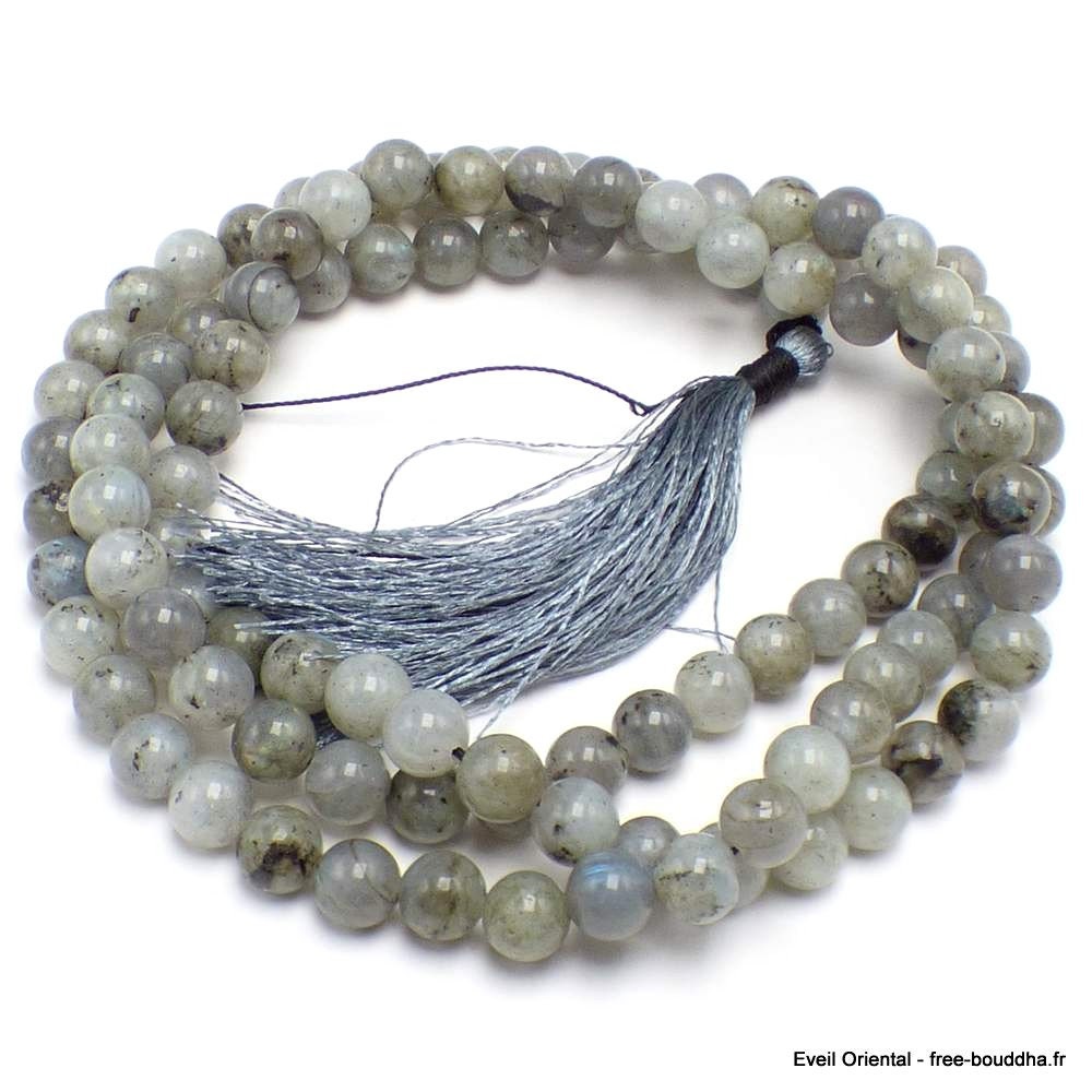 Mala In Labradorite Con 108 Grani - Gioielli In Pietra Naturale - Foto 9