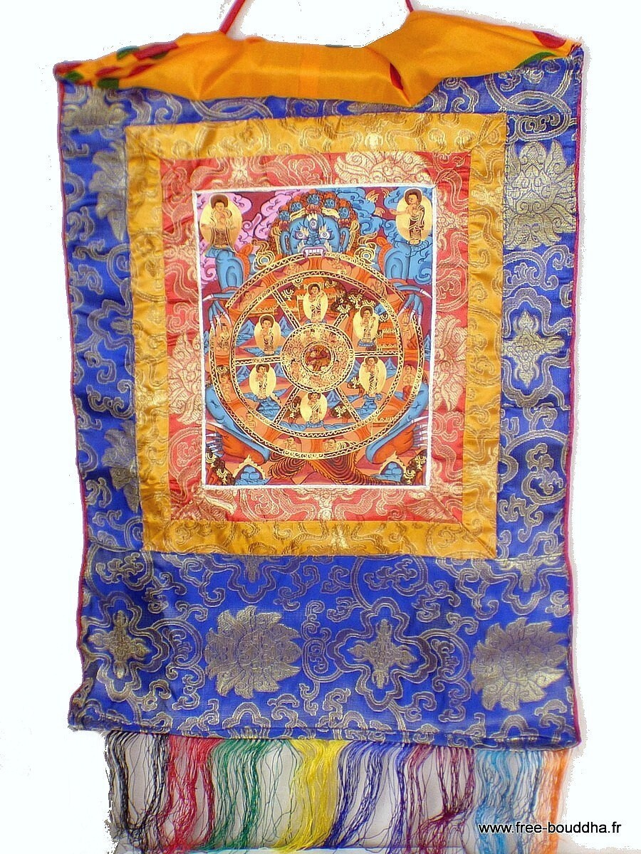 Tangka Tibétaine Mahakala Protecteur Du Dharma, Tanmh1