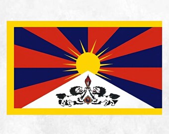 チベット国旗、自由チベット国旗 - Etsy 日本