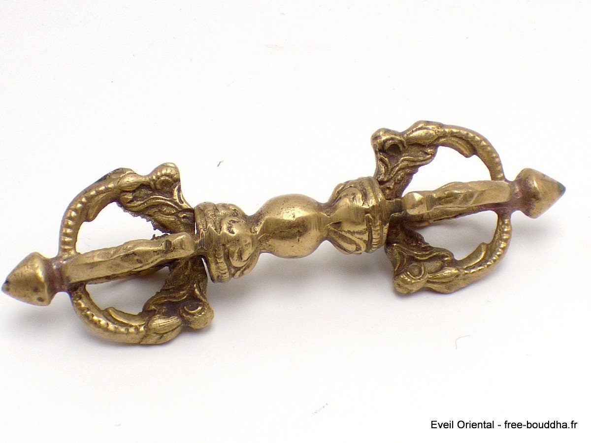 Dorje Vajra Tibetain 4 Branches Laiton, Ref12.21