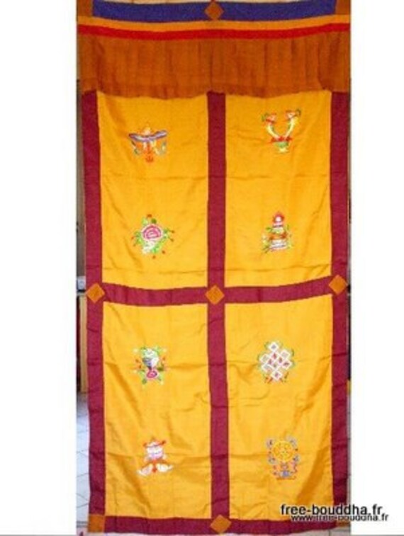 Tibetan Buddhist Wall Hanging Signs Auspicious Decoration Etsy