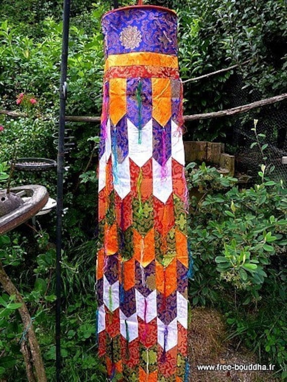 Tenture Bouddhiste Gyaltsen 60 cm Decoration Temple Autel Ceremonie Prosternation Cho60