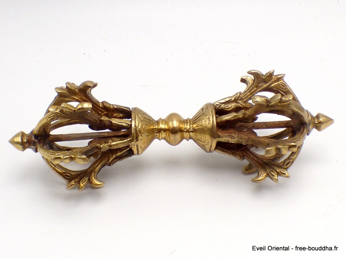 Dorje Vajra Tibetain Couronne 8 Branches 16 cm, Ref12.20