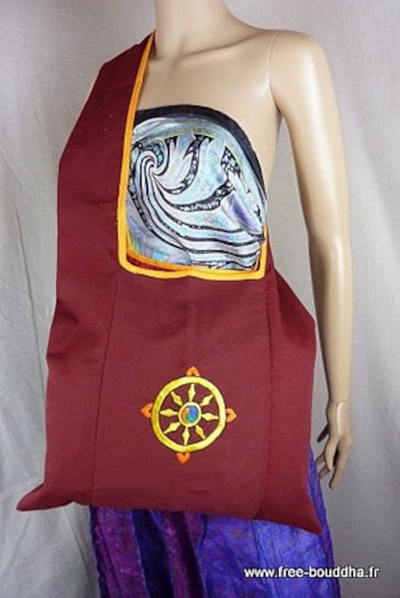 NWT Tibetan Design Shoulder Crossbody Shoulder Bag 2 In 1 Leather & Wool |  eBay