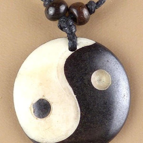 PENDENTIF TIBETAIN YING yang, bouddhisme zen meditation nepal artisanat tibet AAP12