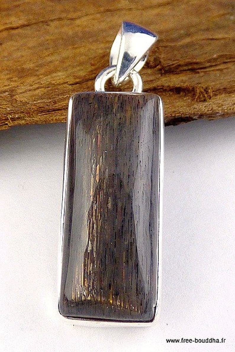 Shape Rectangle jewelry pendant Black Sun stone cz62.1