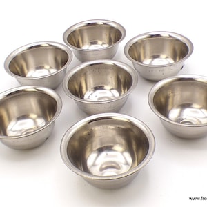BUDDHIST OFFERING BOWLS 8 cm in metal, BOBM1
